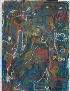 0042-marco-zupone-F°°CKING ANGEL-tecnica mista su carta-22x27cm   