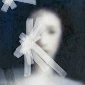 gra24-06-Andrea Benatti Posthumus series -Traces upon Traces - pigmenti su cellulosa - 40x40           