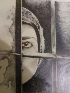 og006-angela laciofano SCORGERE matita su cartoncino 40x40  