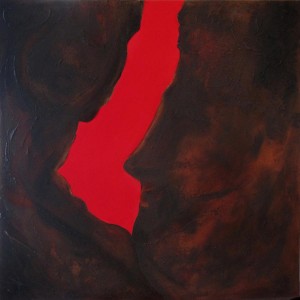or28-liana degan Anime Olio su tela con sabbia polvere di marmo e materiale acrilico 80x80