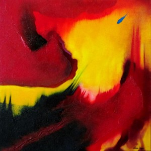 or30-liana degan Piccolo Buddha Olio su tela con sabbia polvere di marmo e materiale acrilico 80x80
