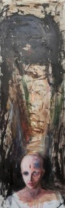 pit22045-Eleonora-Del-Giudice-Chemotherapy-Angel-olio-tempera-china-e-pastelli-su-tela-cm150x50-2020