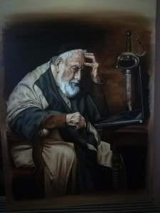 pit24-13-Cesare Pinotti - Una mail di San Paolo per la pace - olio su tela - 80x60