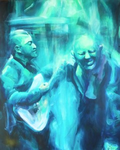 pit24-14-Chun Mi Park Musicians Acrilico su tela 100X80cm