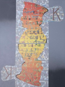 pit24-20-Edoardo - Stramacchia - KING-LA CARTA VINCENTE collage e acrilico 60 x 80