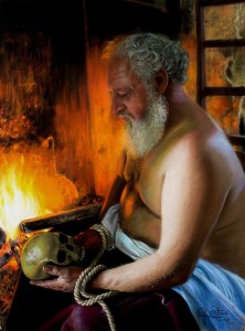 pit24-41-Giuseppe Petrone - L’anima spera 60x80 cm pittura a pastello soft