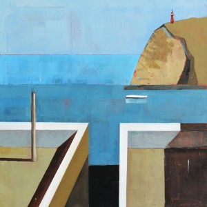 pit24-78-Stefano Santi Calma piatta Gesso Acrilico e Olio su tela 80x80