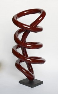 0018 Federica Zianni - Viscera-resina-corrugato-e-ferro-23-x-18-x-43-cm      