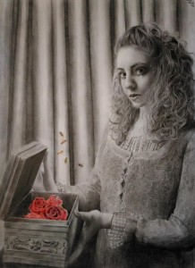 0043 - Laura Muolo - Rigenerazione-grafite-e-matite-colorate-su-carta-cotone50x70-0043-0043      