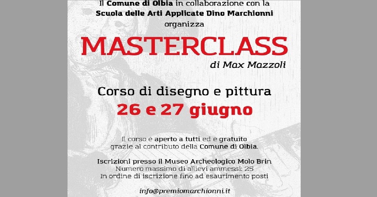 MASTER CLASS OLBIA 26/27 GIUGNO