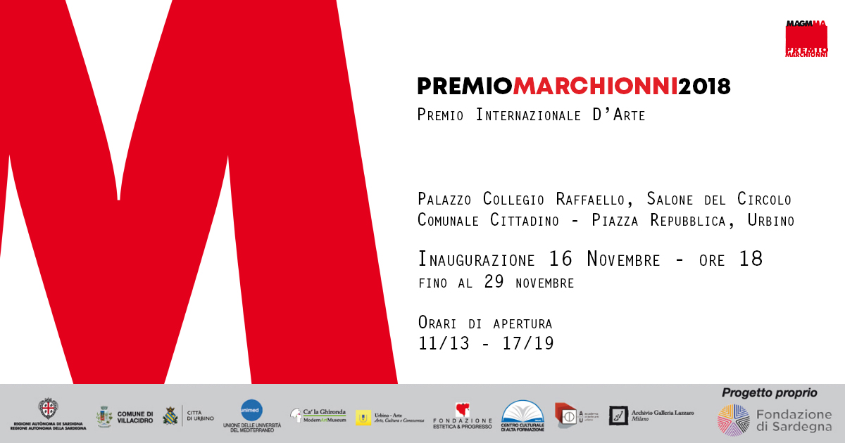 PREMIO MARCHIONNI 2019 – Concorso Internazionale d’Arte Contemporanea del Museo Magmma