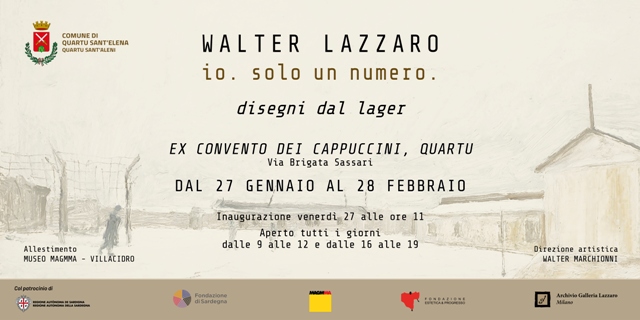 WALTER LAZZARO – “IO . SOLO UN NUMERO” – Disegni dal lager