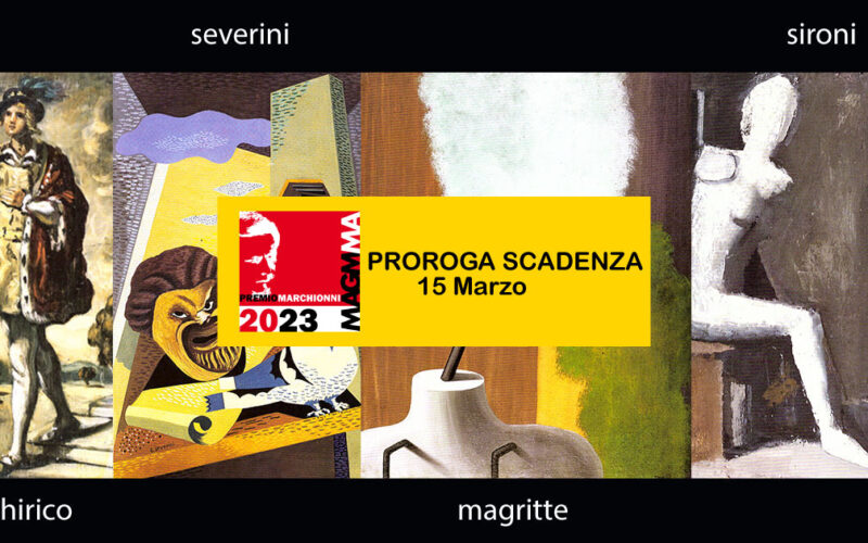 Proroga scadenza Premio Marchionni – Premio Rossopassione – 15 Marzo 2023