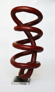 0021- Federica Zianni - Viscera-2019-23x18x43-cm-resina-corrugato-tondino-e-base-in-ferro.-1 