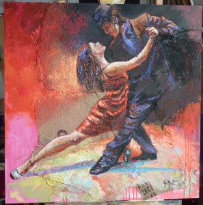 0025-giovanni-battista-mattu-N°313-tango-1-tecnica-mista-spatola-su-tela-100x100-     