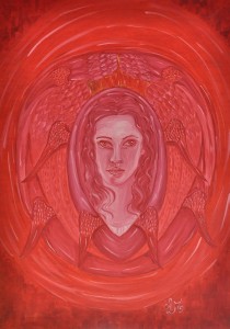 0036-liberata-mizzoni-Madonna degli Angeli-olio su tela-50x70     