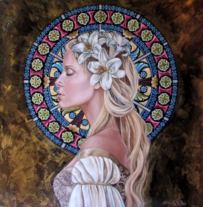 Pitt0021-Antonella-derose-anima Virgo-olio E Acrilico Su Tela-50x50cm-0021  