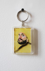 Pitt0157-Ricardo-aleador-venturi-ritratto Portatile (ale) - Port(able)rait (ale)-olio Su Plexiglass-6x4 Cm-0157      