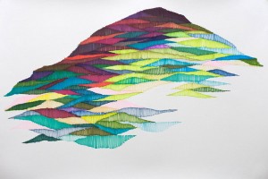 gr23-30-gabriele-casale-Paesaggio-pennarelli su carta-100x70 cm-2023-2    