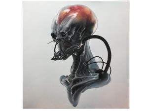 gra24-12-Cesare Pinotti - Alien - olio su tela - 60x50 