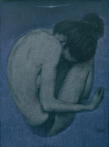 gra24-53-Simone Geraci - Falling, 2024, tecnica mista su carta lana, 30 x 23 cm (1)    