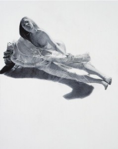 og007- Angela Maltoni - Pietà matita e penna su carta cm 30x24 