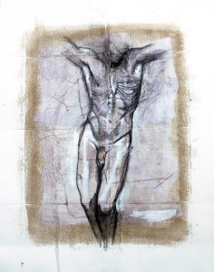 og072-maria ditaranto ECCE HOMO GRAFITE SU CARTA 57X78      