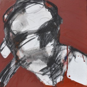 op014-annalisa filippi Donne perdute Tecnica mista su tela 40x40cm