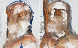 op016-annalisa filippi L'altro Tecnica mista su tela 50x80cm