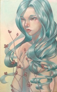 op046-elena furlan How Much Longer Acrilico su tela 50x80cm