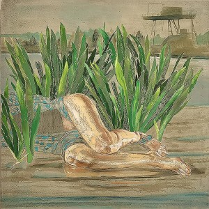 op050-ElisaZadi GiglidAcqua1 2020 oliosutessuto cm100x100cm 
