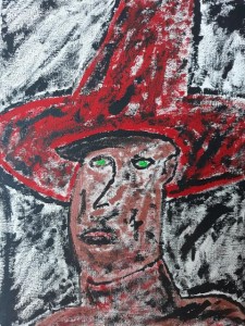 op052-Emanuele Gentile Sombrero rosso ed occhi verdi 24x18 web  