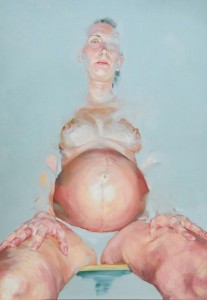 op089-lisa eleutieri serpieri Madre VI The work of Flesh olio su tela 70x100