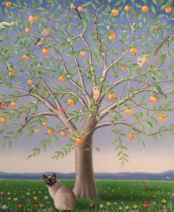 op091-lorenzo vale La Piccola Caccia olio su tela 120 x 100 cm 2020