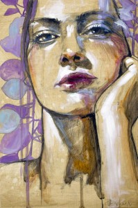 op097-maria ditaranto MUSA OLIO SU TAVOLA 20X30
