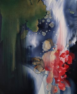 op108-michela gioachin Efflorescenza acrilico su tela 25x30