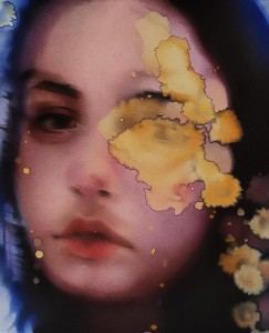 op109-michela gioachin Fioritura acrilico su tela 25x30