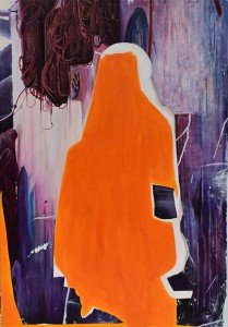 op119-paola passantino Collage II olio su tela 70x100cm
