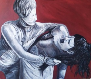 pit22008-Angela-Barra-Passione-maledetta-acrilico-su-tela-70x80cm-2022