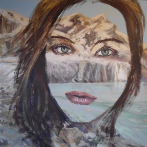 pit22035-Daniele-Bianco-Il ghiacciaio-si-scioglie-acrilico-su-tela-80x80cm