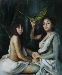 pit22090-Jara-Marzulli-Le-fate-silenziose-oil-on-canvas-120x100-2019