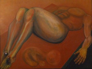 pit22110-MARCOTTI-Il-primo-figlio-olio-su-tela-80x90