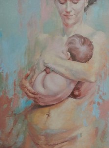 pr23-68-Lisa Eleuteri Serpieri Motherhood-III-Cicatrice-2023-oil-on-canvas-80x60-1
