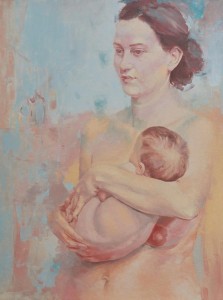 pr23-69-Lisa Eleuteri Serpieri Motherhood-II-Solastalgia-2023-oil-on-canvas-80x60-1