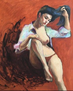 ros24-20-Sara Paravagna In sogno Pittura olio su tela 80x100