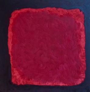 rp23-Claudio-Trecci-Rosso-su-Nero-Pittura-Olio-e-catrame-su-tela-80x80-0013