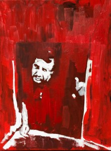 0038 Nicola Pellizzaro - 1971-Pittura-acrilico-su-tela-33x24        