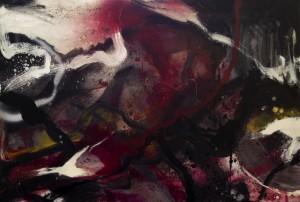 0013 Arianna Meini - Stratific.Action-Acrilico-Spray-Smalto-su-tela-120x80-0013    