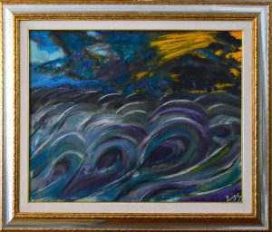 0060 Luciano Trapè - Ira-di-Nettuno-olio-su-tavola-70 x 57-0060       