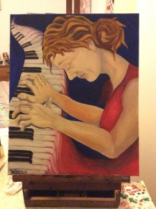 0072 Maria Chiara del Sante - LAppassionata-Olio-su-tela-40x50-0072         